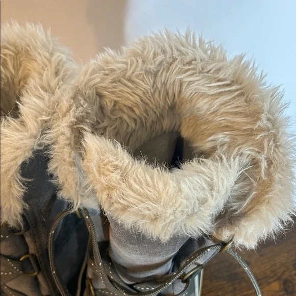 Sorel Tivoli II Quarry Gray Waterproof Short Boots Size 10 - Picture 10 of 11